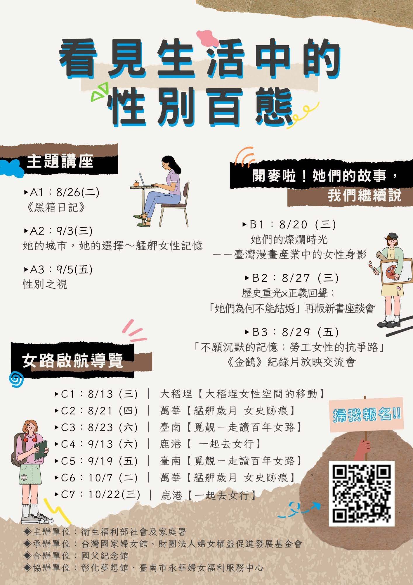 114年委託財團法人婦女權益促進發展基金會辦理「台灣國家婦女館-看見生活中的性別百態」活動圖片